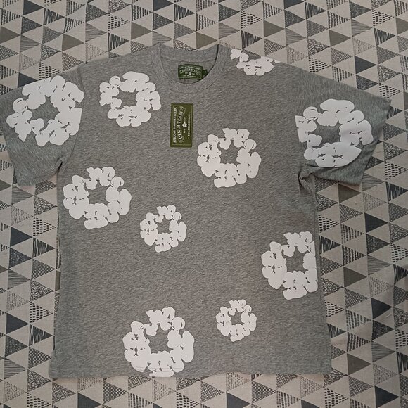 2024 American Denim Tears All-Over Printed Foam Short Sleeves